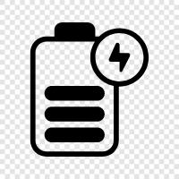 Laptop, Charger, Power, Energy icon svg