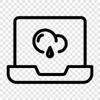 laptop, computer, computer desk, monitor icon svg