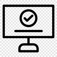 laptop, computer system, computer software, computer virus icon svg