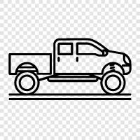 large vehicle, cargo, transport, haul icon svg