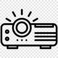 LASER, projection, screen, home theater icon svg