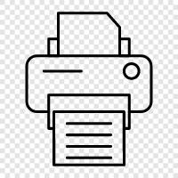 laser printer, inkjet printer, copier, photosmart printer icon svg