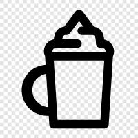 latte, frappuccino, mocha, cafe icon svg