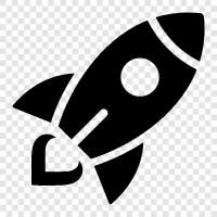 launch, space, astronomy, astrophysics icon svg