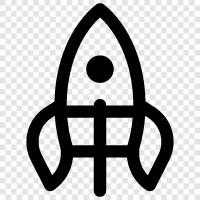 launch, space, astronomy, astrophysics icon svg