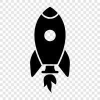 launch, space, astronomy, astrophysics space exploration icon svg