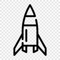 launch, space, satellite, payload icon svg