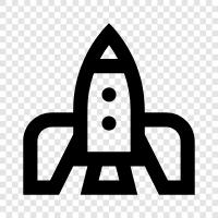 launcher, spacecraft, space, astronomy icon svg