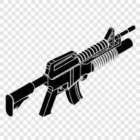 launcher, rifle, grenade, ammunition icon svg