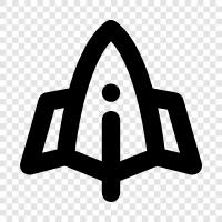 launching, space, spacecraft, rocket engine icon svg