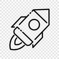 launching, space, spacecraft, astronomy icon svg