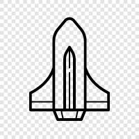 launching, space, astronomy, exploration icon svg