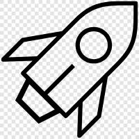 launchpad, rocket, space, spacecraft icon svg