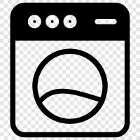 Laundromat, Cleaning Machine, Top Loaders, Washing Machine icon svg