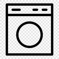 Laundry, Cleaning, Dirty, Spin icon svg