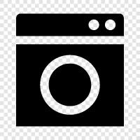 Laundry, Cleaning, Machine, Washing Machine icon svg