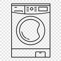 Laundry, Cleaning, Drying, Ironing icon svg