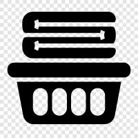 Wäschewaschmittel, Wäschekorb Veranstalter, Wäschekorb Lagerung, Wäschekörbe für symbol