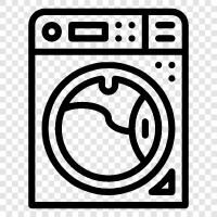 Laundry, Machine, Cleaning, Sanitize icon svg