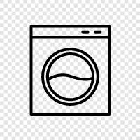 Laundry, Machine, Cleaning, tumble dryer icon svg