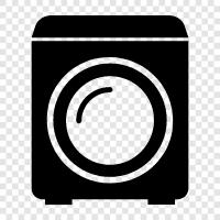 Laundry, Cleaning, Spin Cycle, Washing Machine icon svg