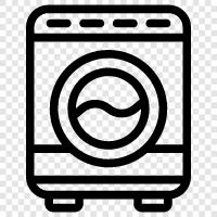 Laundry, Cleaning, Machine, Home icon svg