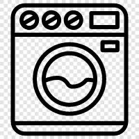 Laundry, Cleaning, Sanitize, Washing Machine icon svg