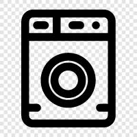 Laundry, Dirty, Clothes, Machine icon svg