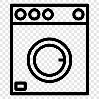 Laundry, Cleaning, House, Appliance icon svg