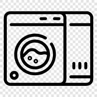 laundry, machine, clothes, clean icon svg