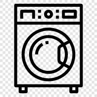 Laundry, Cleaning, Electronics, Home icon svg