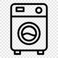 Çamaşır, Temizleme, Makine, Spin ikon svg