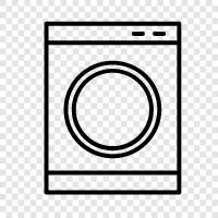 Laundry, Cleaning, Machine, Spin icon svg