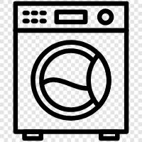 Laundry, Cleaning, Spin Cycle, Machine Maintenance icon svg