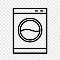 Laundry Machine, Dryer, Cleaner, Washing Machine icon svg