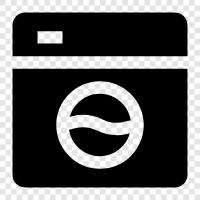 Laundry Machine, Top Loader, Front Loader, Dryer icon svg