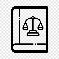 law books, legal books, law library, law office icon svg