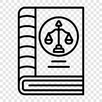 law, legal, legal system, law books icon svg