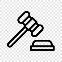 law enforcement, courtroom, judge, criminal icon svg