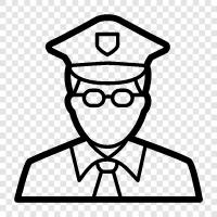 Law Enforcement, Crime, Patrol, Crime Prevention icon svg