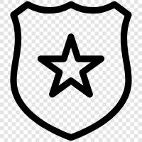 Polizei, Detektiv, Offizier, Streifenpolizist symbol