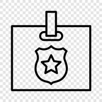 Law Enforcement, Investigation, Crime, Police Officer icon svg