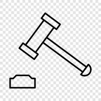 law, courtroom, trial, evidence icon svg