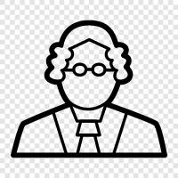 lawyer, attorney, judge, legal icon svg