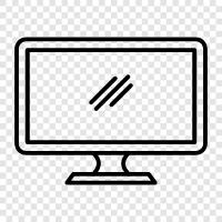 LCD screens, LCD TVs, LCD monitors, LCD icon svg