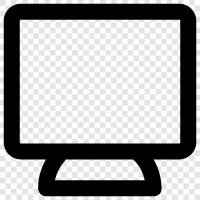 LCD TV, LCD Monitor, LCD Screen, LCD Projector icon svg