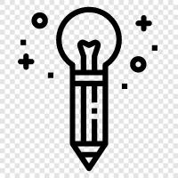 lead, drawing, paper, crayons icon svg