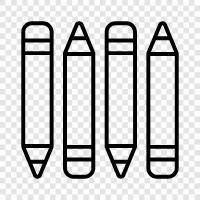 lead, graphite, pencil sharpener, lead pencils icon svg