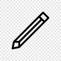 lead, writing, drawing, sketching icon svg