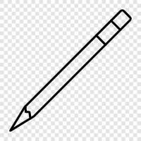 Lead Pencil, Drawing Pencil, Drawing Paper, Paper Towel icon svg